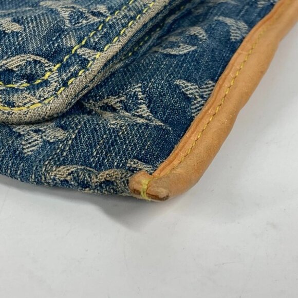 LOUIS VUITTON M95018 MonogramDenim Flat-Shopper Tote Bag shoulder bag - Picture 3 of 15